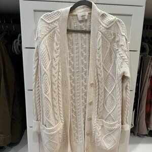 Wilfred Cream Cable knit Cardigan